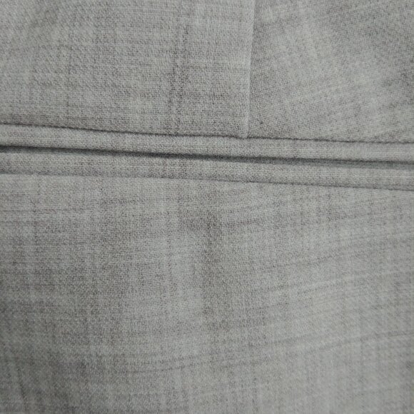 Ann Taylor light grey cropped cuffed ankle pants trousers 8 Petitr - Picture 4 of 15